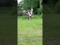 Living the 80s doing wheelies! #80s #dirtbike #wheelie #rock