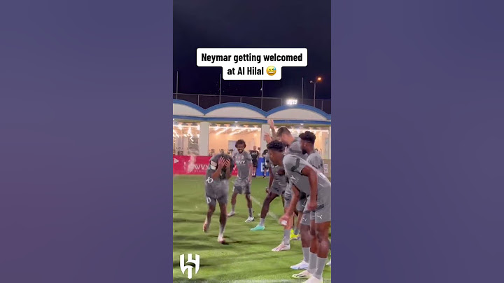 Neymar getting a proper welcome to training 🥶 (via @alhilal/TT) #shorts