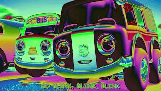 GOOD MODEL 3 BUSES THE SIGNAL ON THE BUS GO BLINK BLINK  SONG/SPONSORED BY GAMAVISION CSUPO EFFECTS
