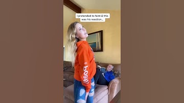 I FAINTED during a tiktok dance ( PRANK ) on my dad! #shorts