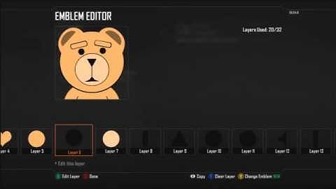 Black Ops 2 Emblem Tutorial  Ted the Bear from the Movie Ted Funny and Cool Black Ops 2 Emblems