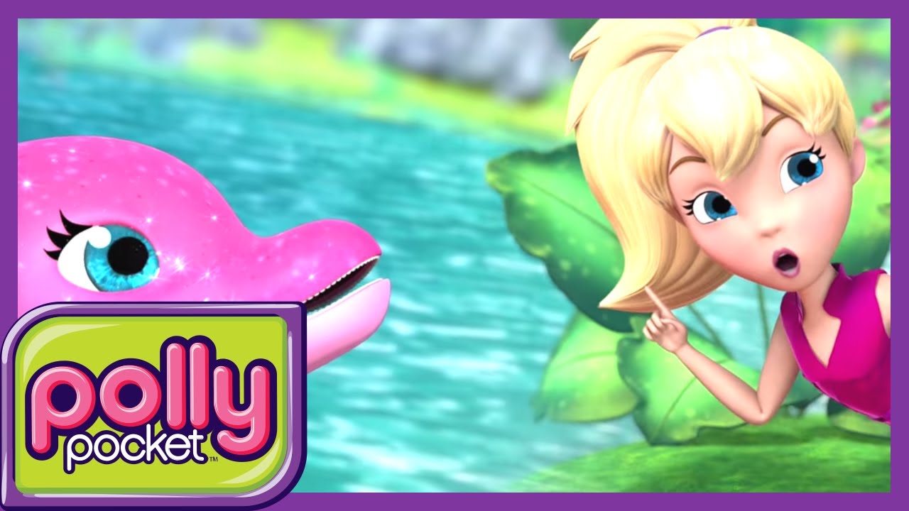 ⁣Polly Pocket full episodes | Waterfall games with dolphins  \ Season 19  | Kids Movies | Girls Movie