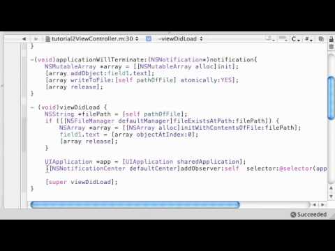 iPhone Development Tutorial - 36 - Loading the Files