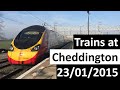 Trains at Cheddington 23/01/2015