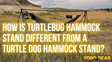 How is Turtlebug Hammock Stand different from a turtle dog hammock stand?