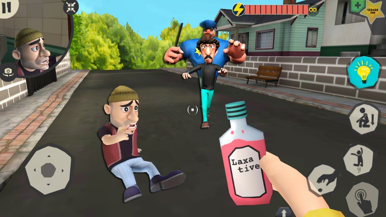 Scary Robber home clash 3D - troll scary robber so funny - Gameplay ...