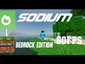 SODIUM+BAREBONE MCPE 60fps+   ( Minecraft bedrock)