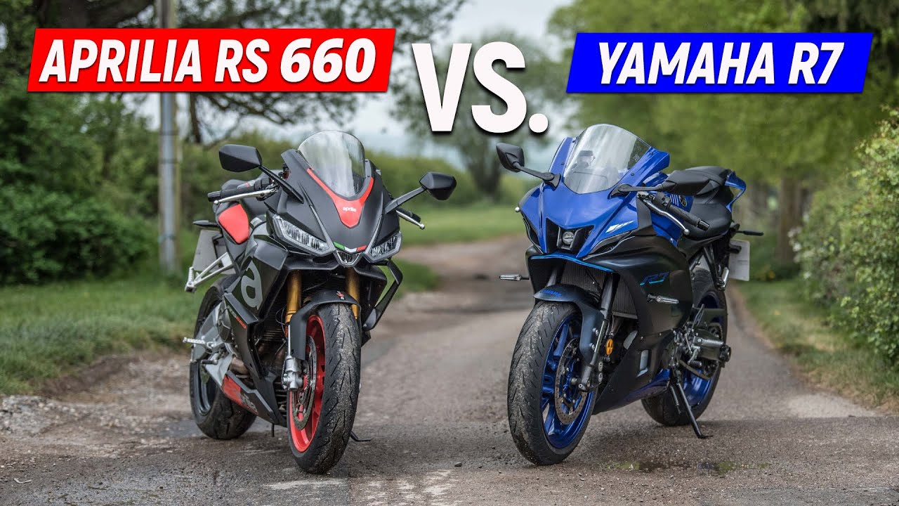 Comparison: Aprilia RS 660 & Yamaha R7 ridden and reviewed 
