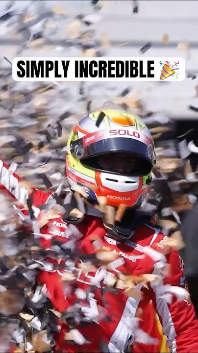We raise a cup to you, Alex 🍾 #indycar #racing #alexpalou #roadamerica