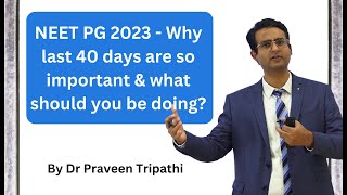 NEET PG 2023- Why last 40 days matter the most? #neetpg2023 #neetpg #neetpgmotivation #neetpg23