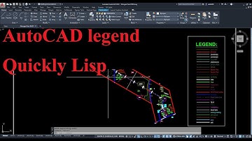AutoCAD legend Quickly Lisp