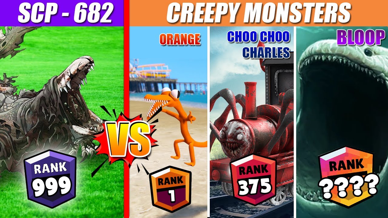 SCP-682 vs Creepy Monsters