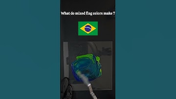 What do mixed flag colors make? #satisfying #asmr #satisfyingasmr #oddlysatisfyingasmr #colormixing
