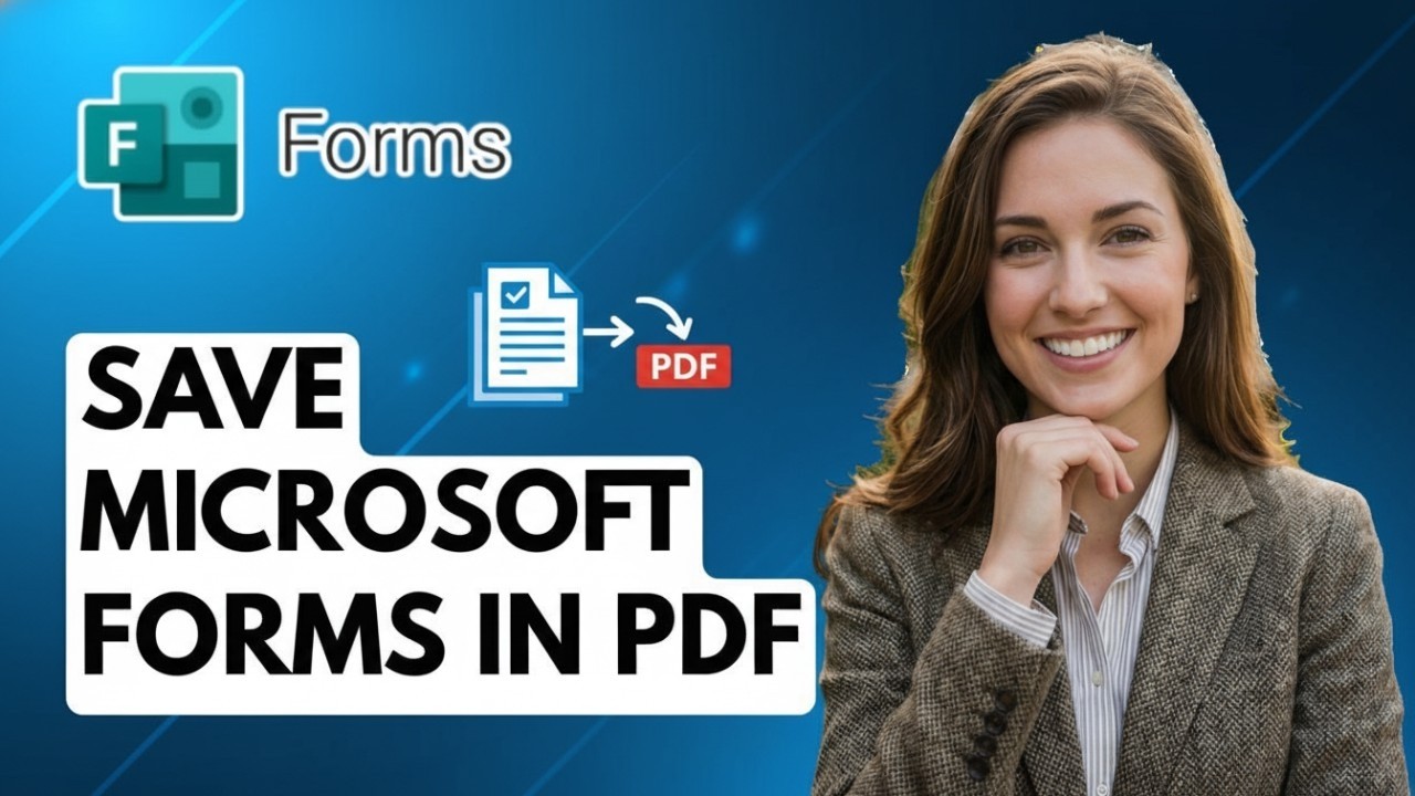 Wie man Microsoft Forms als PDF speichert (2026) - YouTube