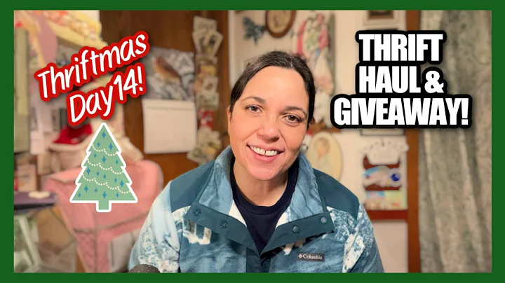 THRIFT & GOODWILL HAUL & GIVEAWAY! Thriftmas Advent Day 14!