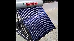 Bottom Drain #solar water heater# with air lock protection at output