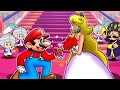 Mario  peach wedding  mario love story  super mario bros animation