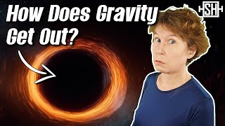 How does gravity escape a black hole? Resimi