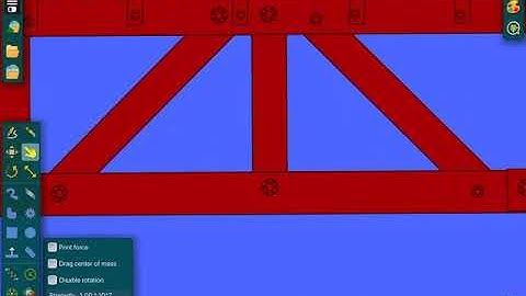 10.5 Golden Gate Bridge scene in algodoo