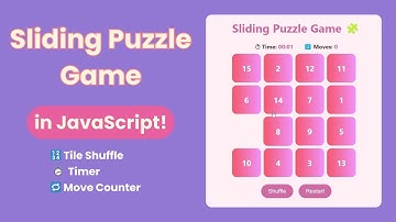 How I Made a Sliding Puzzle Game from Scratch | JS Game Project 💻