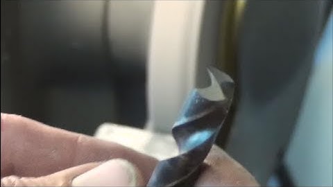 How to Grind and Use a Flat Bottom Drill