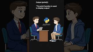 Python Input and Output 🐍 #shorts