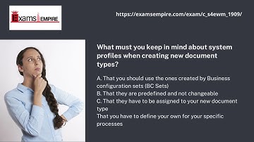 C_S4EWM_1909 SAP Certification Real Study Guide by ExamsEmpire.com