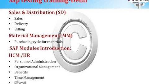 SAP TESTING  TRAINING ONLINE