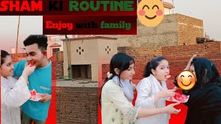 sham ki routine, sisters brother vlogs@fatimafaisal