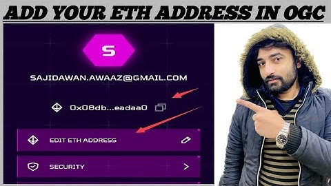 OGC coin withdrawal, how to add your ETH address in ogc app? #ogc #metamask #eth #kyc
