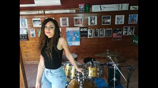 VAN HALEN - JUMP - DRUM COVER by CHIARA COTUGNO chords