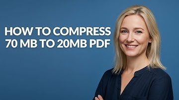 How to Compress 70 Mb to 20mb Pdf - Julia
