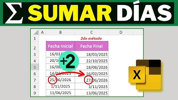 📆Cómo SUMAR DÍAS a una FECHA en EXCEL como un PRO(2 Métodos)