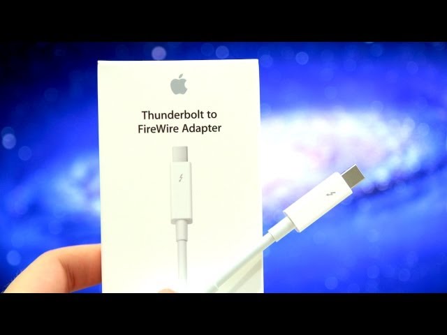 Review: Apple Thunderbolt to FireWire Adapter