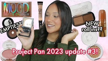 PROJECT PAN 2023 - UPDATE #3 - New ROLL INS & Some exciting EMPTIES | Zanine Cupido
