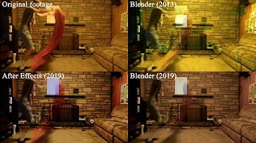 Blender Compositing Test Progress Comparison