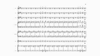 Audio Score:Selection from Tchaikovsky's Capriccio Italien for Percussion Ensemble
