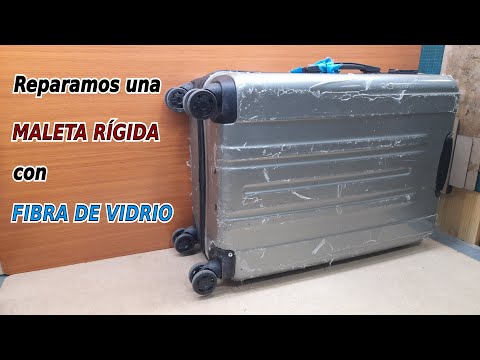 #051 Como reparar la rueda de maleta rígida con fibra de vidrio