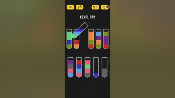 Water Sort Puzzle Level 872 Walkthrough Solution Android/iOS 💦