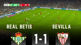 REAL BETIS VS SEVILLA  EN VIVO  | LALIGA 2024 | SIMULACIÓN  Y PUNTUACIÓN EN VIVO  #laliga