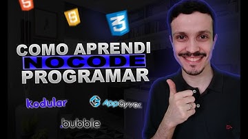 Como Aprendi a Programar? Criar Aplicativo Web Sem Programar No-code App Sites Sistemas Sem Código