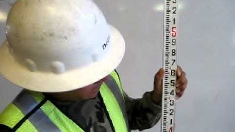 Santana DeLao demonstrates how to read engineer ruler.