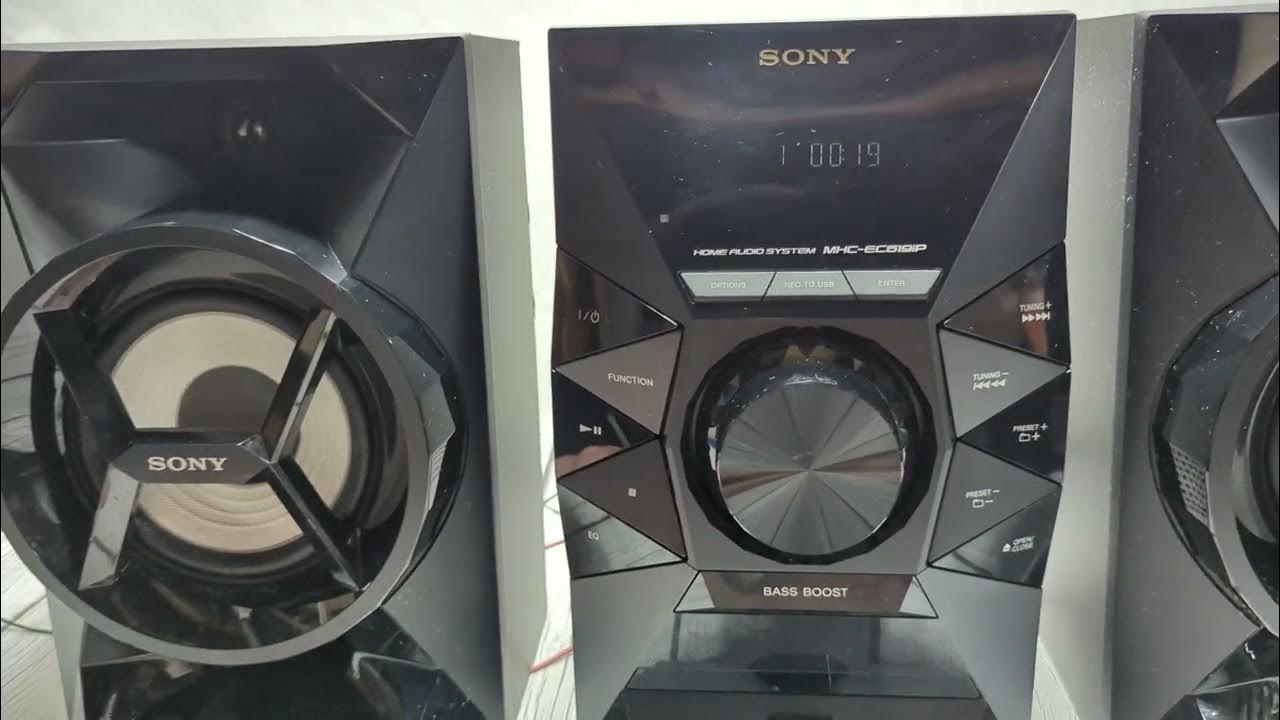Sony MHCEC619iP Home Audio System YouTube