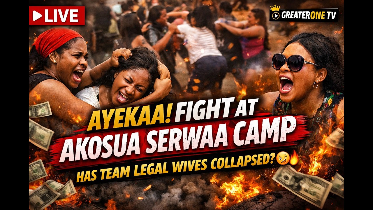 🔴 LIVE: Ayekaa! Fight Breaks Out at Akosua Serwaa Camp — Has Team Legal Wives Finally Collapsed? 😳