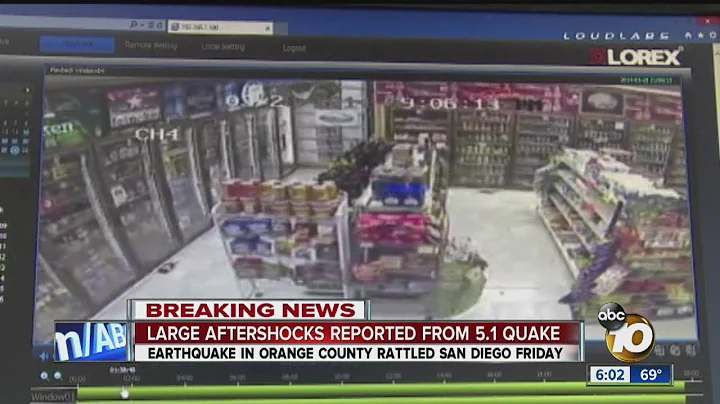 Magnitude-4.1 aftershock shakes Los Angeles area