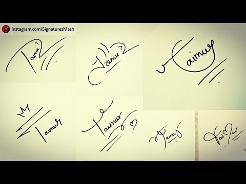 How To Draw Signature Like A Billionaire For Alphabet T