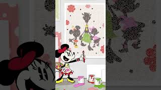 Minnie Mouse - Polka Dot Day Painting #shorts