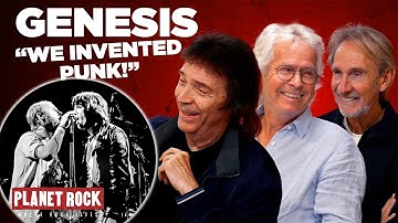 "We invented punk!" Genesis on Peter Gabriel, Phil Collins & More! | Planet Rock