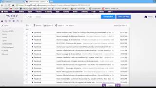 How to delete all the emails from yahoo mail with one click (3000 one click)