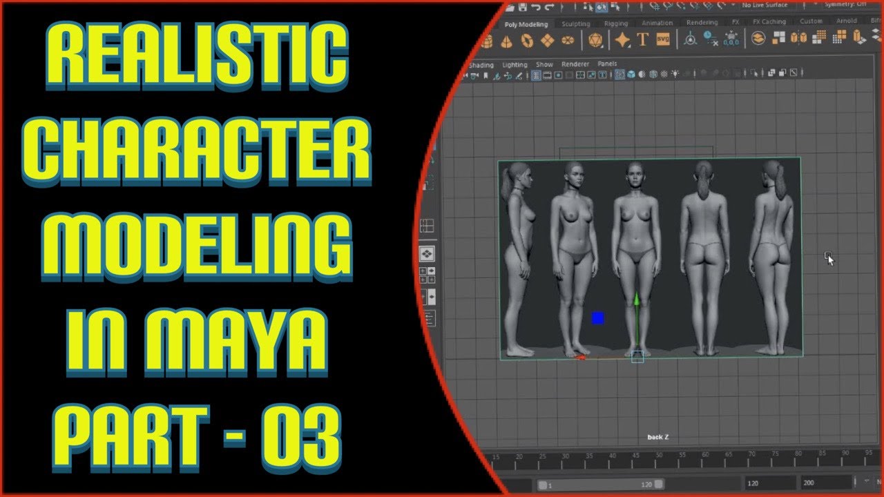 Realistic Character Model in Maya | Time Lapse | Part - 03 | Technical ...